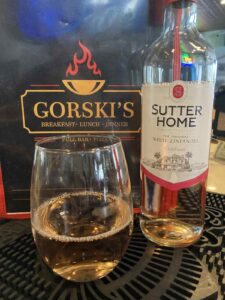 Sutter Home wine at Gorski's in Mosinee Wisconsin.