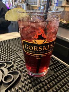 Vodka cranberry from Gorski's in Mosinee Wisconsin